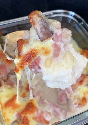 【椎茸】ベーコンのパングラタン-レシピのメイン写真