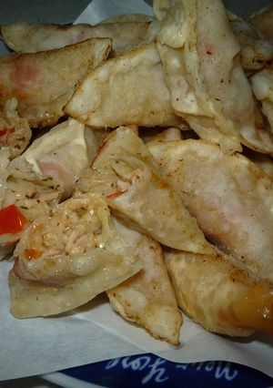 トマトとツナの揚げ餃子♪-レシピのメイン写真