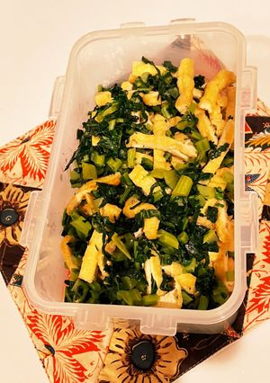 ごま油香る♪大根の葉っぱ炒め-レシピのメイン写真