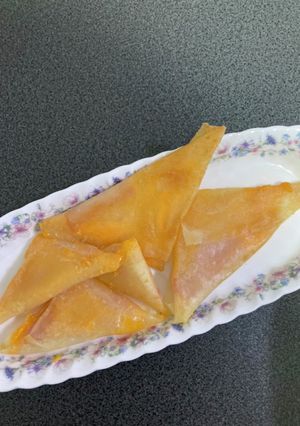 春巻きの皮でハムチーズパリパリ焼き-レシピのメイン写真