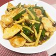 定番調味料de〜鶏むね肉の香味炒め