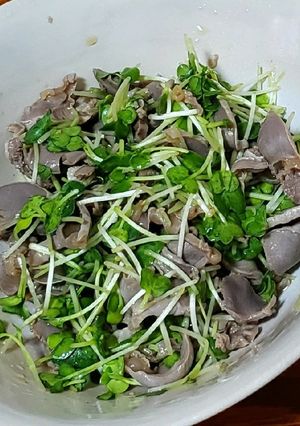 おつまみにずりポン-レシピのメイン写真