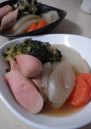 おさかなソーセージで和風ポトフ-レシピのメイン写真