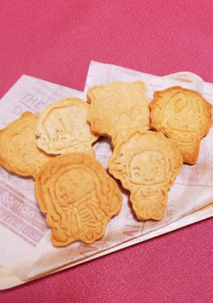 鬼滅の刃 クッキー(砂糖なし)-レシピのメイン写真