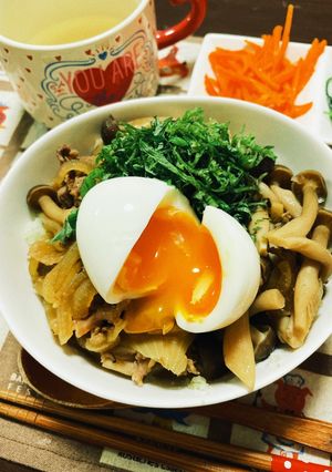 *キノコ丼*～すき焼き風味～-レシピのメイン写真