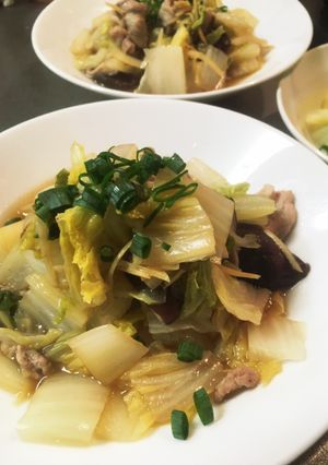ミルフィーユ鍋は面倒だ！白菜の炒め煮-レシピのメイン写真