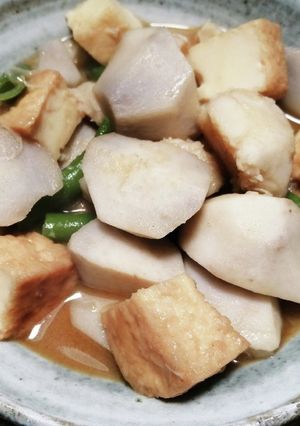 里芋と厚揚げの煮物-レシピのメイン写真