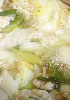 お鍋にふわっふわっ鶏つくね(鍋用)-レシピのメイン写真