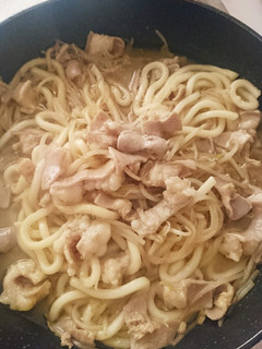 シロモツともやしの焼きうどん〜-レシピのメイン写真