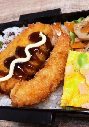 ミックスフライ弁当　302-レシピのメイン写真