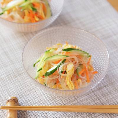 たっぷり野菜でつくる！中華風 春雨サラダ