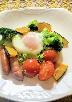 【京田辺発】彩り野菜のソーセージエッグ-レシピのメイン写真