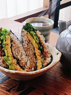 ランチに★折り畳みおにぎり(しらす)-レシピのメイン写真