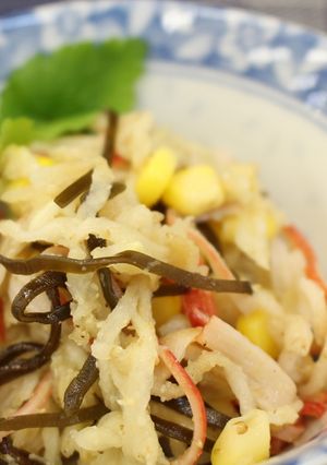 切干大根を袋一つで揉むだけサラダ！-レシピのメイン写真