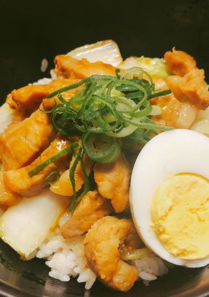 ➩お弁当:豚ロース甘辛中華丼-レシピのメイン写真