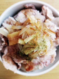 離乳食も♪豚肉の蒲焼風丼-レシピのメイン写真
