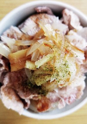 離乳食も♪豚肉の蒲焼風丼-レシピのメイン写真