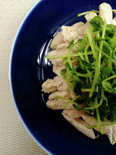 電子レンジで簡単☆彡ささみと豆苗だれ-レシピのメイン写真