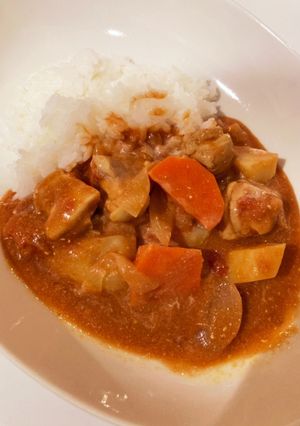 お子様にも♡バタートマトチキンカレー-レシピのメイン写真