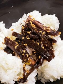 鰻蒲焼きのタレで椎茸&こんぶの佃煮-レシピのメイン写真