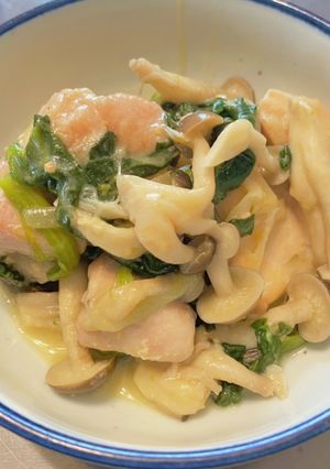 鶏むね肉の味噌クリーム煮-レシピのメイン写真
