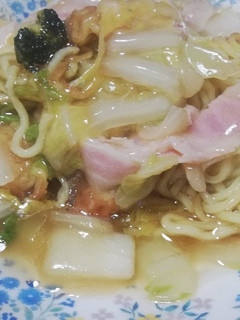 超楽チン焼き麺の白菜あんかけ!ゆりさん風-レシピのメイン写真