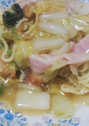 超楽チン焼き麺の白菜あんかけ！ゆりさん風-レシピのメイン写真