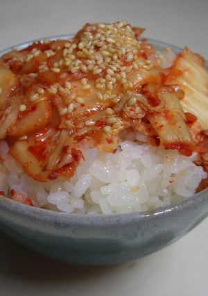 簡単キムチご飯☆キムチだけ～☆-レシピのメイン写真