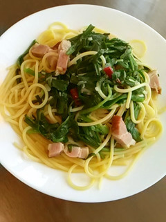 にらたっぷりパスタ ペペロンチーノ風-レシピのメイン写真
