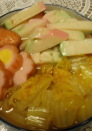 妊婦さんに♪超簡単!白菜と練り物の煮物-レシピのメイン写真