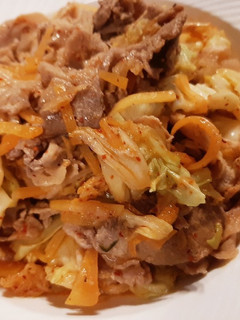 パパっとすぐできる豚キムチ-レシピのメイン写真