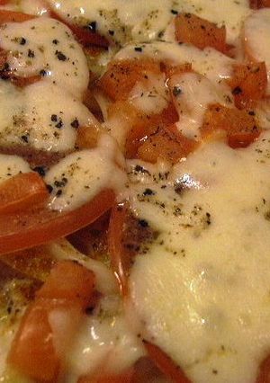 鶏とチーズトマトのカレー焼き-レシピのメイン写真