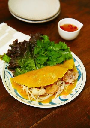 シーフードと豚肉たっぷり★バインセオ-レシピのメイン写真