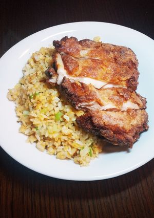 簡単☆大判唐揚げチャーハン-レシピのメイン写真