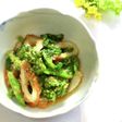 菜の花とちくわのおぬた*甘めの酢みそで