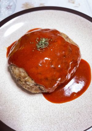 簡単!私のオーブンハンバーグ-レシピのメイン写真