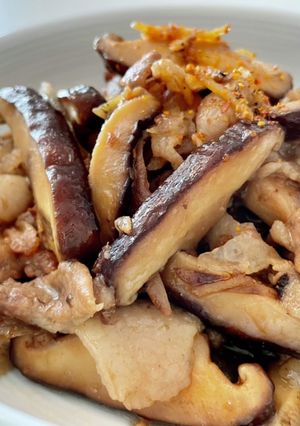 豚肉と椎茸の甘辛煮-レシピのメイン写真