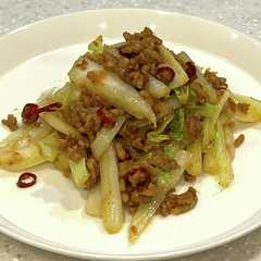 รูปของ 腎臓内科医考案減塩肉味噌白菜炒め