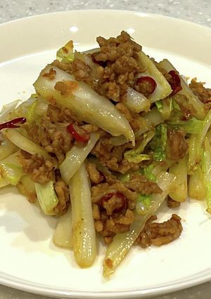 腎臓内科医考案減塩肉味噌白菜炒め-レシピのメイン写真