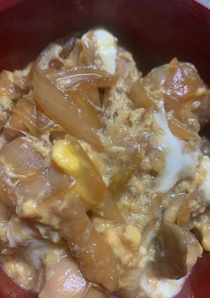 玄関の親子丼！！-レシピのメイン写真