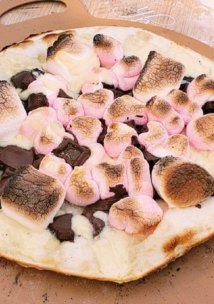 マシュマロピッツァ-レシピのメイン写真