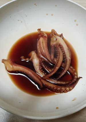 スルメイカ げその煮付け-レシピのメイン写真