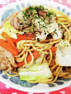 あかりで簡単♪明太焼きそば-レシピのメイン写真