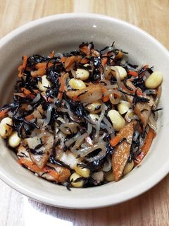 簡単!ほっこり優しい ひじきの煮物-レシピのメイン写真