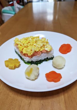 離乳食後期　簡単！ひな祭り-レシピのメイン写真