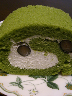 ♡黒豆抹茶ロールケーキ♡-レシピのメイン写真