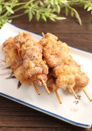 簡単！焼き鶏もも串の唐揚げ-レシピのメイン写真