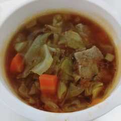 (離乳食完了期)豚ヒレ肉とトマトの野菜煮-レシピのメイン写真