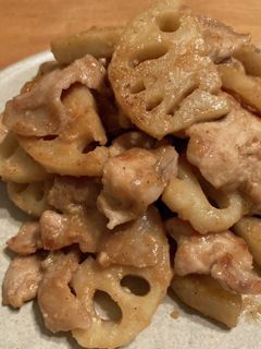 豚ロースとレンコンの味噌炒め-レシピのメイン写真