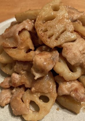 豚ロースとレンコンの味噌炒め-レシピのメイン写真
